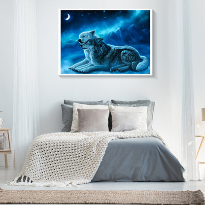 Wolf - Full Square Drill Diamond Painting 50*40CM