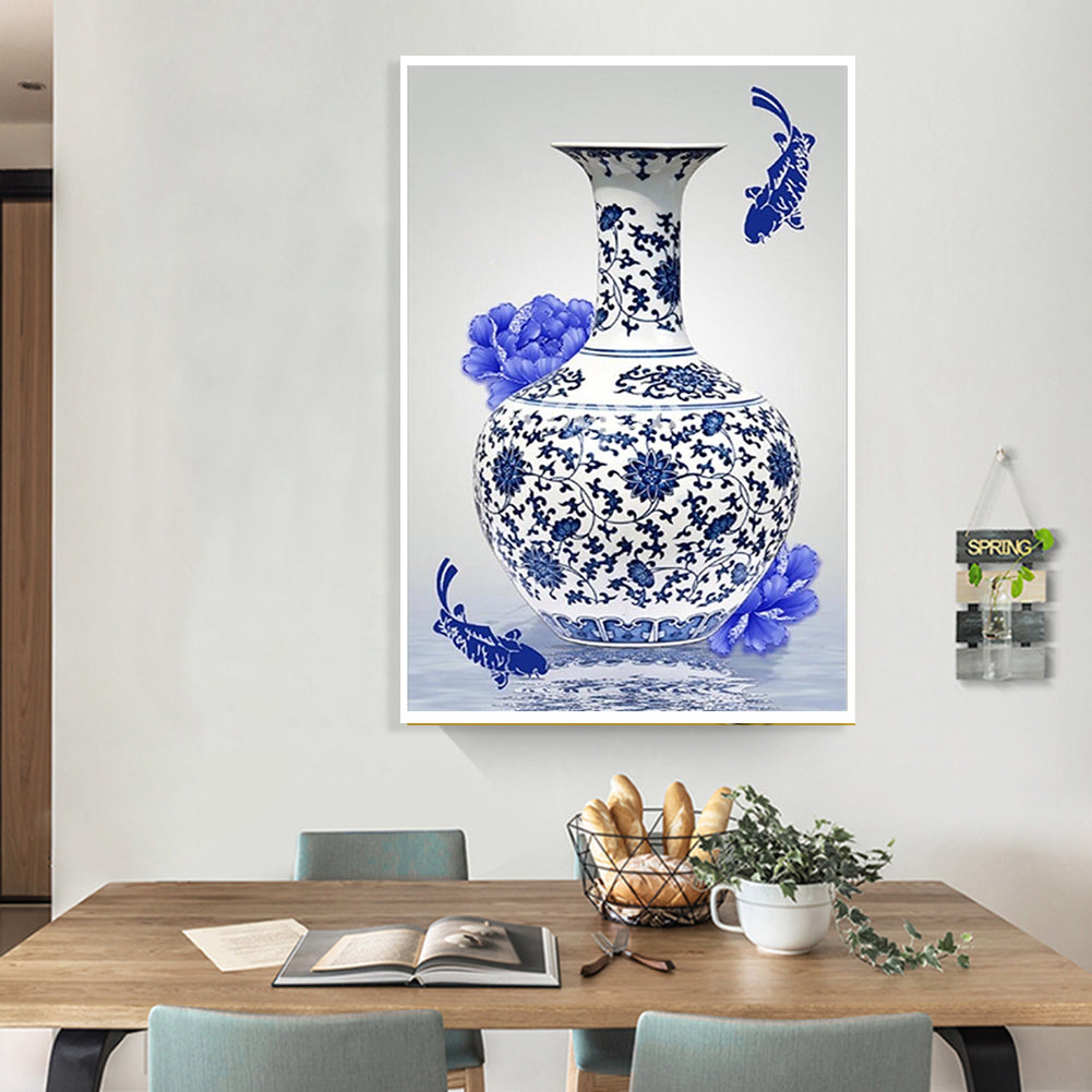 Vase - Full Round Drill Diamond Painting 40*60CM