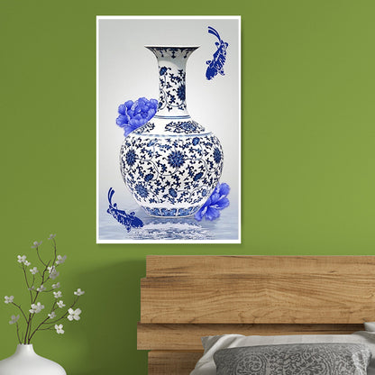 Vase - Full Round Drill Diamond Painting 40*60CM