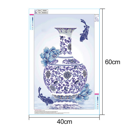 Vase - Full Round Drill Diamond Painting 40*60CM