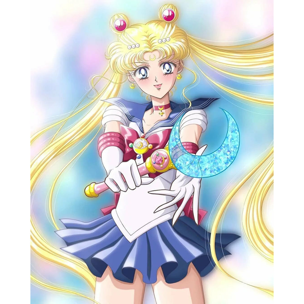 Sailor Moon - Full Round Drill Diamond Painting 30*40CM