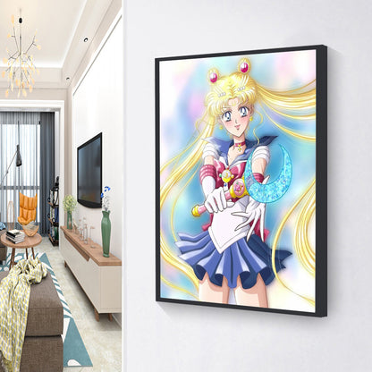 Sailor Moon - Full Round Drill Diamond Painting 30*40CM