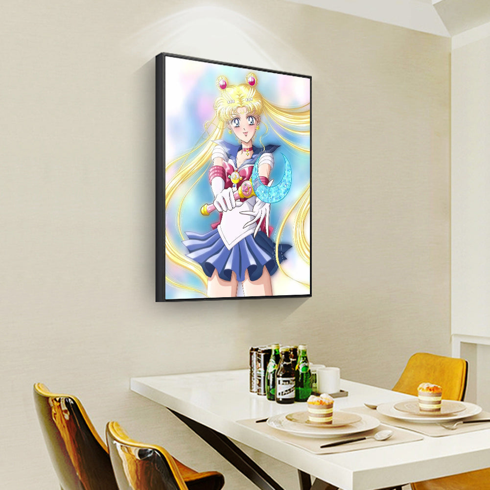 Sailor Moon - Full Round Drill Diamond Painting 30*40CM