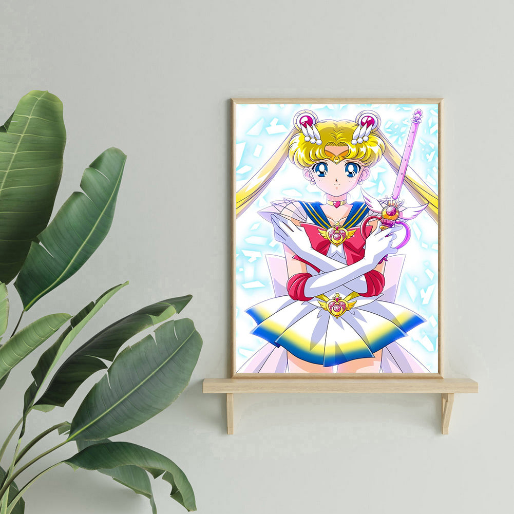 Sailor Moon - Full Round Drill Diamond Painting 30*40CM