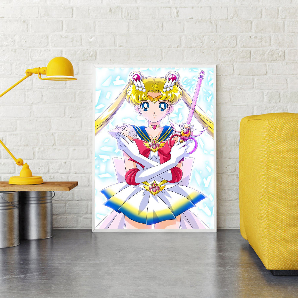 Sailor Moon - Full Round Drill Diamond Painting 30*40CM