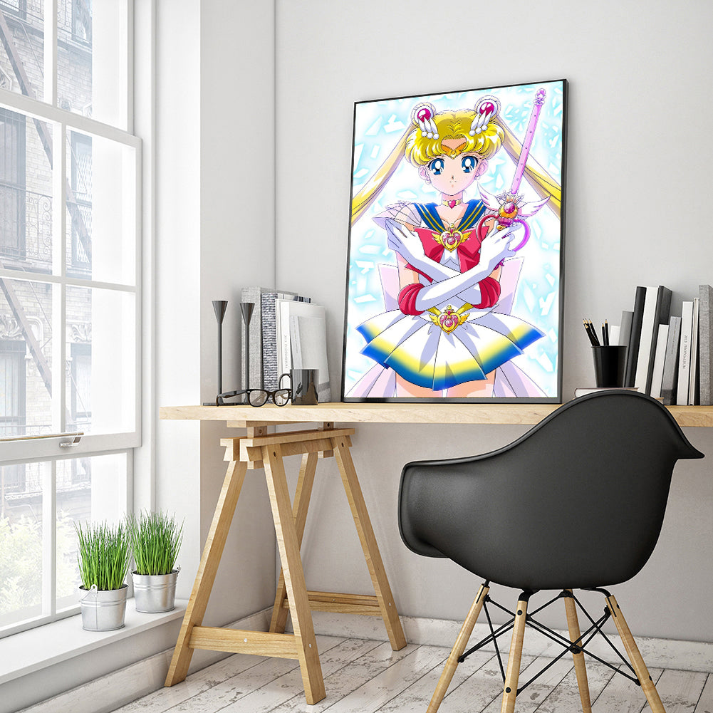 Sailor Moon - Full Round Drill Diamond Painting 30*40CM