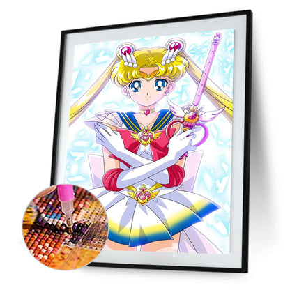 Sailor Moon - Full Round Drill Diamond Painting 30*40CM