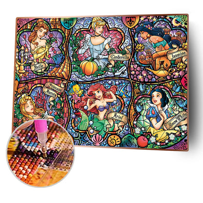 Princesses - Full Square Drill Diamond Painting 50*40CM