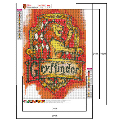 Badge - Full Round Drill Diamond Painting 30*40CM