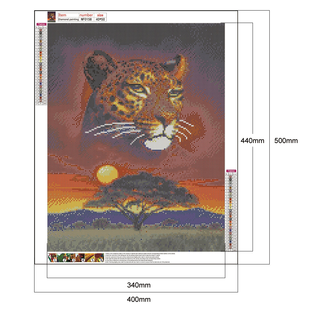 Animal - Full Square Drill Diamond Painting 40*50CM