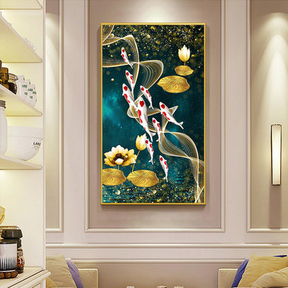 Fish - Full Round Drill Diamond Painting 45*85CM