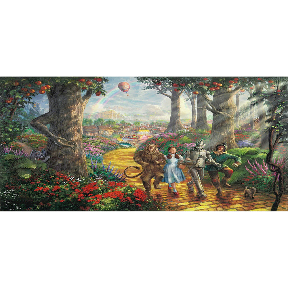 Fairy World - Full Round Drill Diamond Painting 80*40CM