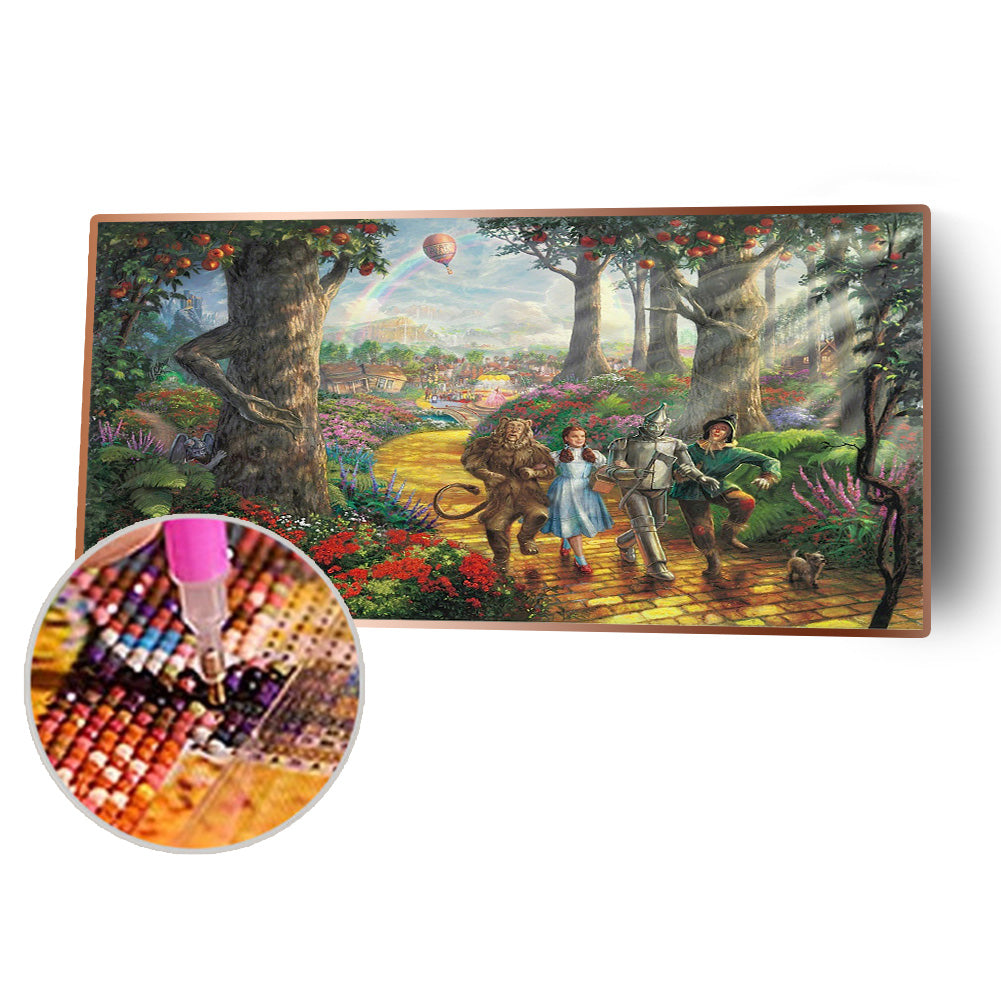 Fairy World - Full Round Drill Diamond Painting 80*40CM