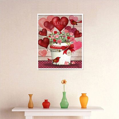 Love - Full Round Drill Diamond Painting 30*40CM