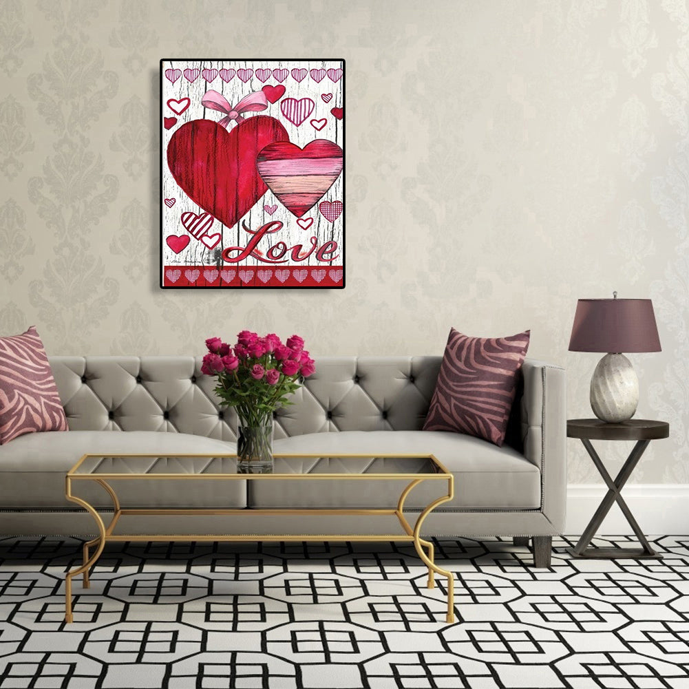 Love - Full Round Drill Diamond Painting 30*40CM