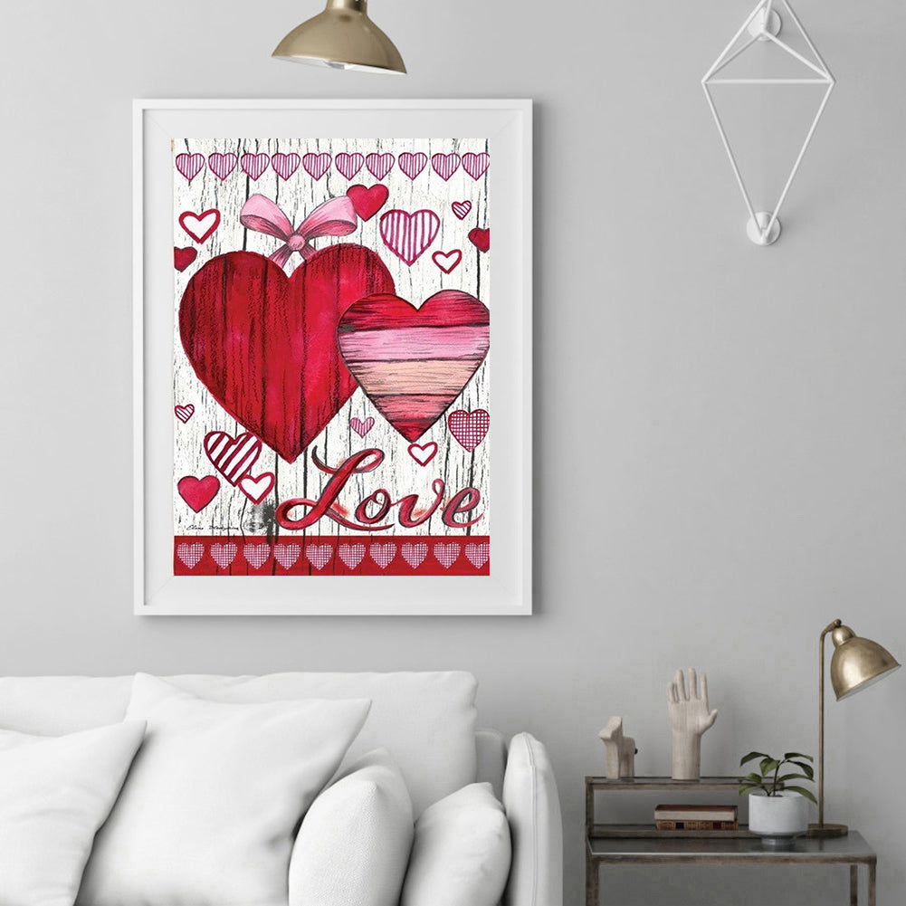Love - Full Round Drill Diamond Painting 30*40CM