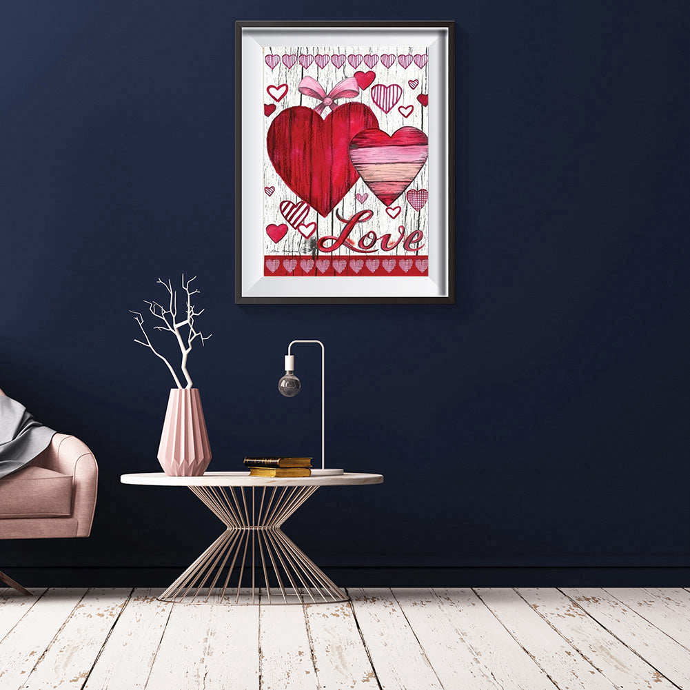 Love - Full Round Drill Diamond Painting 30*40CM