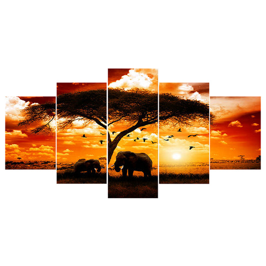 Sunset - Full Round Drill Diamond Painting 103*45CM