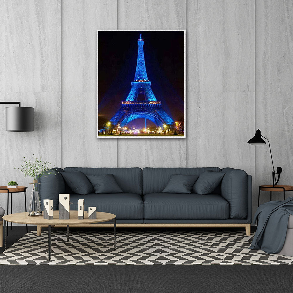 Eiffel Tower - Full Round Drill Diamond Painting 30*40CM