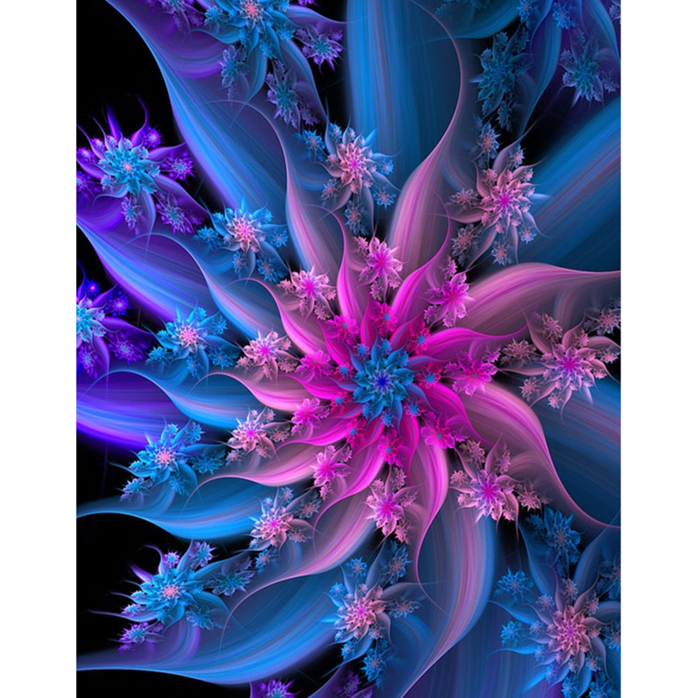 Spiral Flower - Full Round Drill Diamond Painting 30*40CM