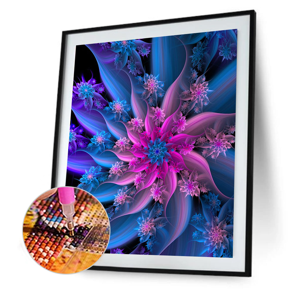 Spiral Flower - Full Round Drill Diamond Painting 30*40CM