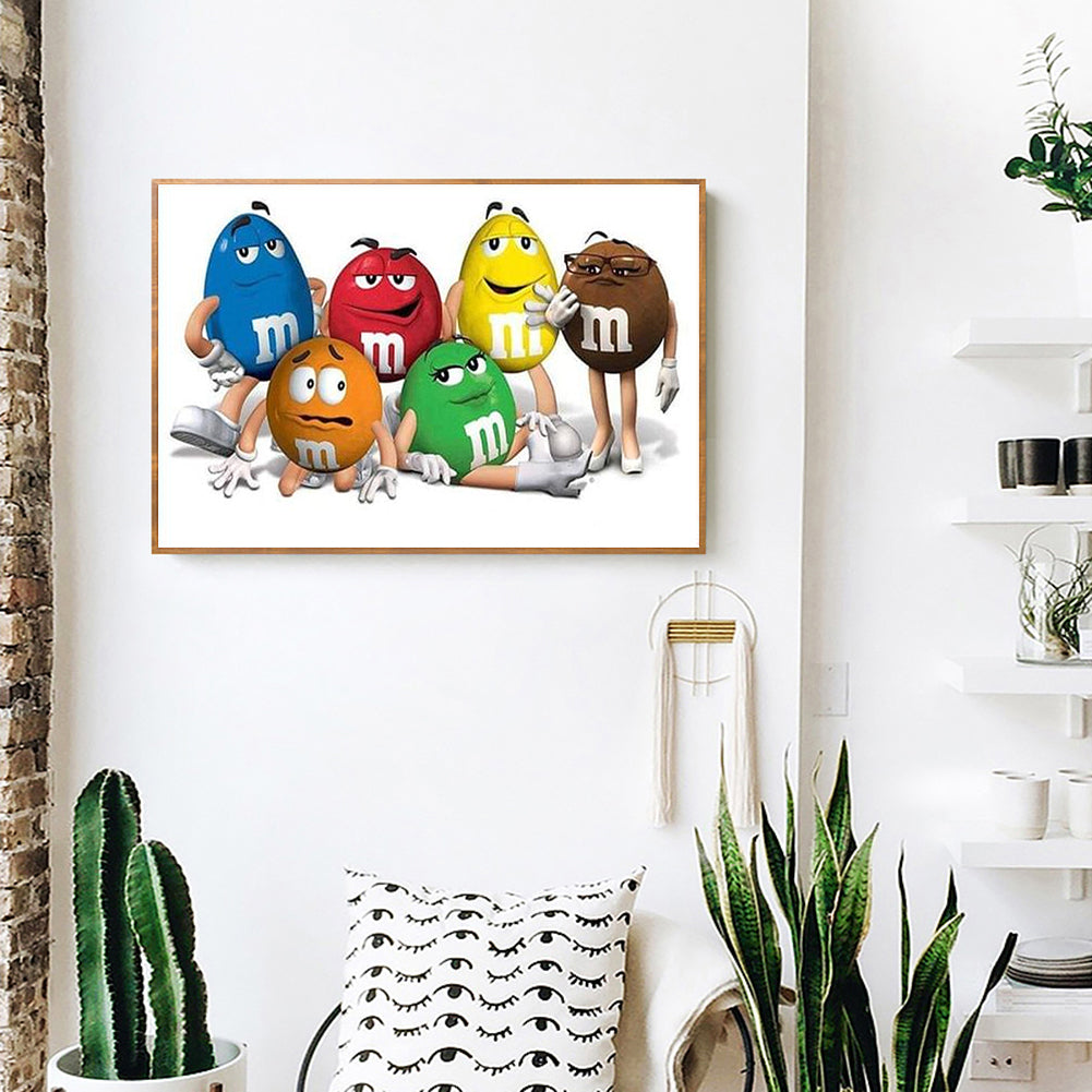 Chocolate Beans - Full Round Drill Diamond Painting 40*30CM