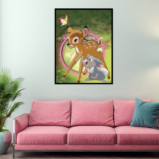Deer - Full Round Drill Diamond Painting 30*40CM