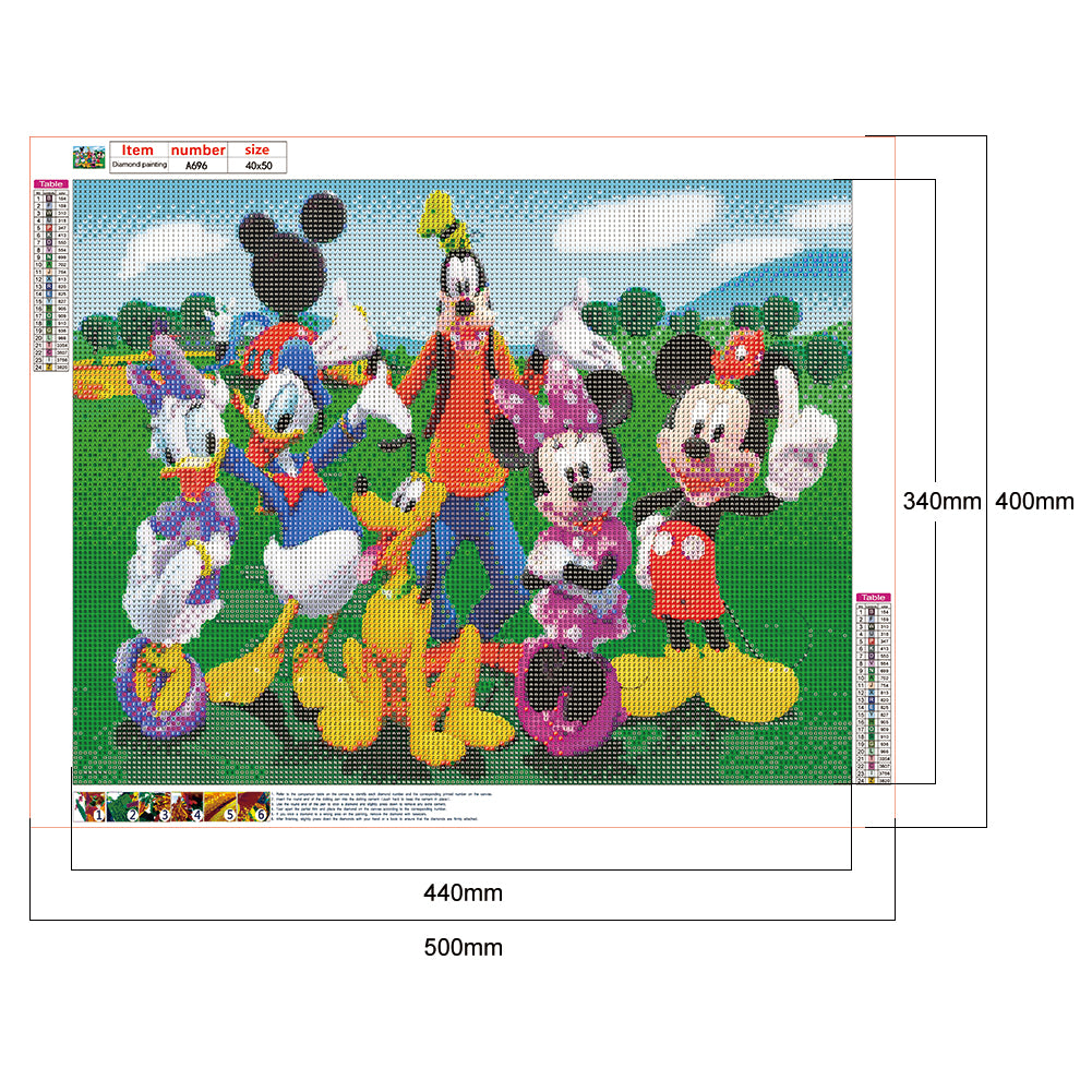Mouse Duck - Full Round Drill Diamond Painting 50*40CM