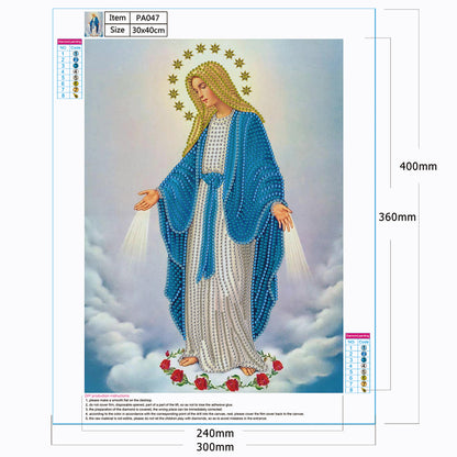 Man Gown - Special Shaped Drill Diamodn Painting 30*40CM