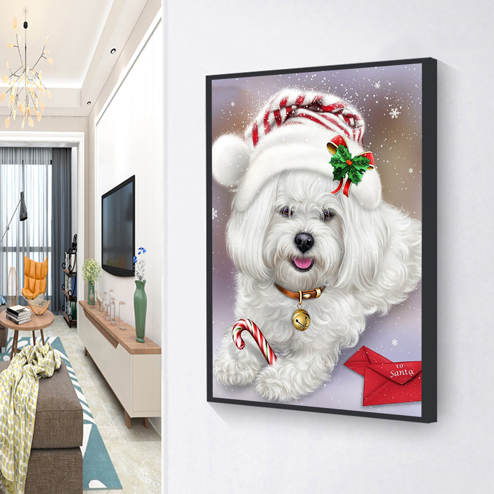 Dog - Full Round Drill Diamond Painting 30*40CM