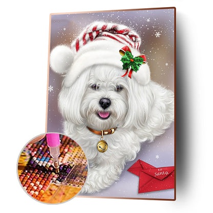 Dog - Full Round Drill Diamond Painting 30*40CM