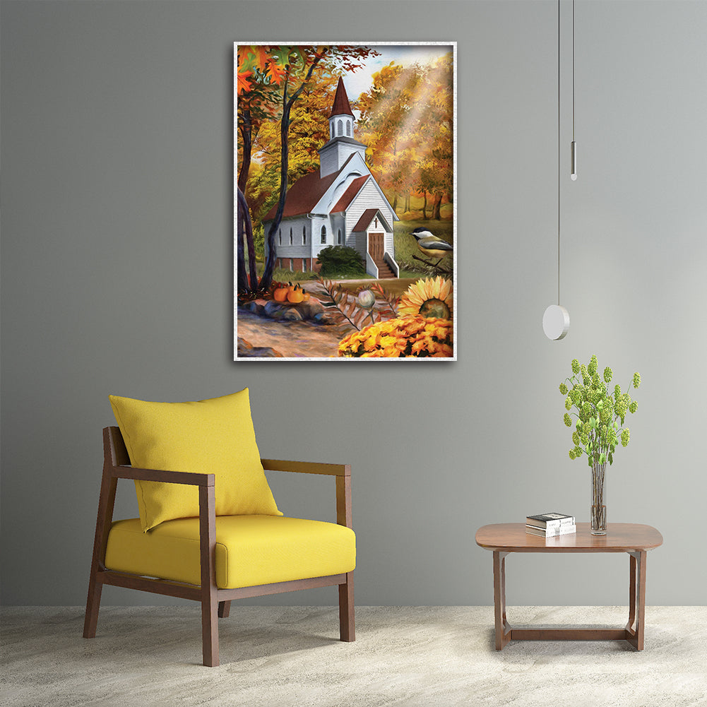 House Forest - Full Round Drill Diamond Painting 30*40CM
