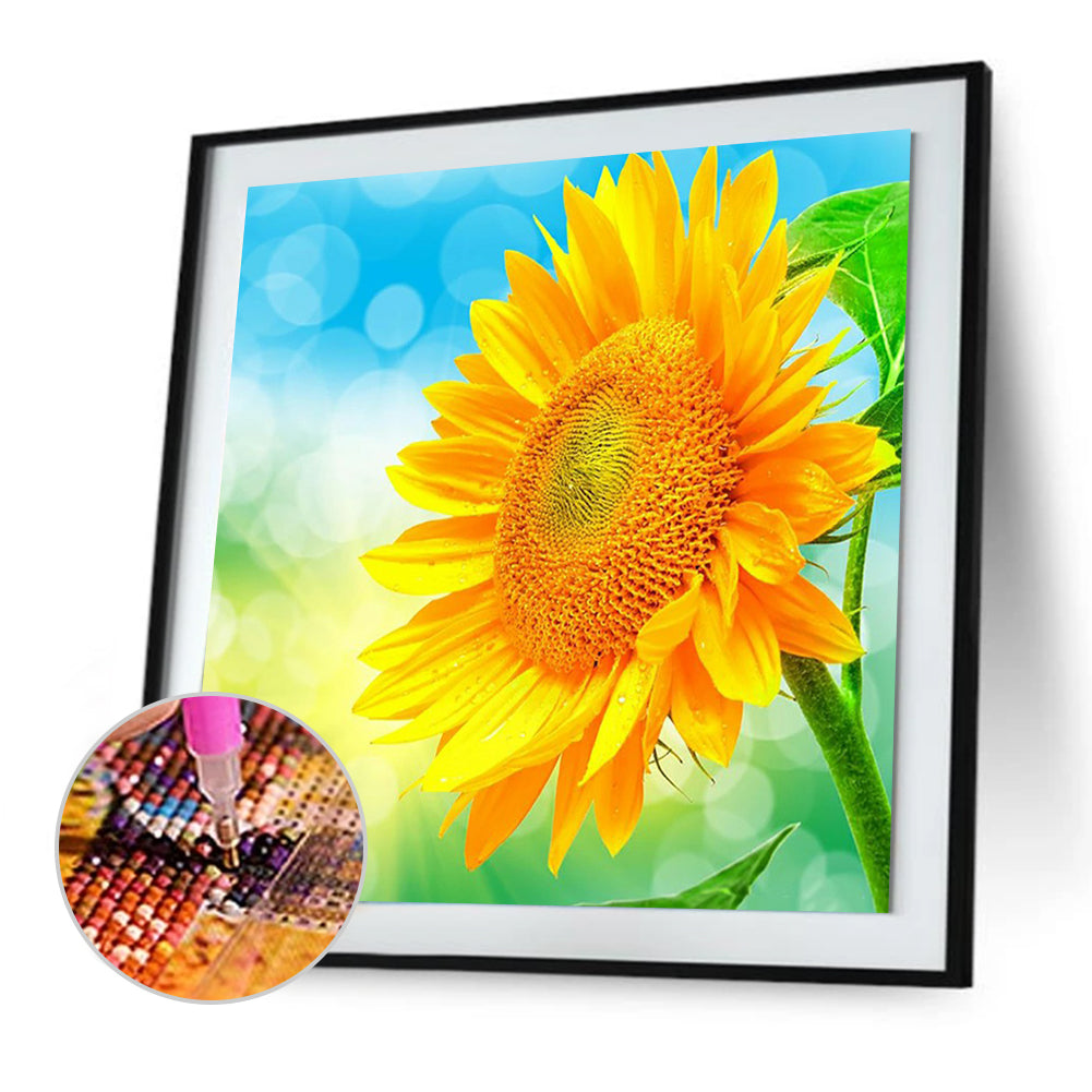 Flower - Full Round Drill Diamond Painting 30*30CM