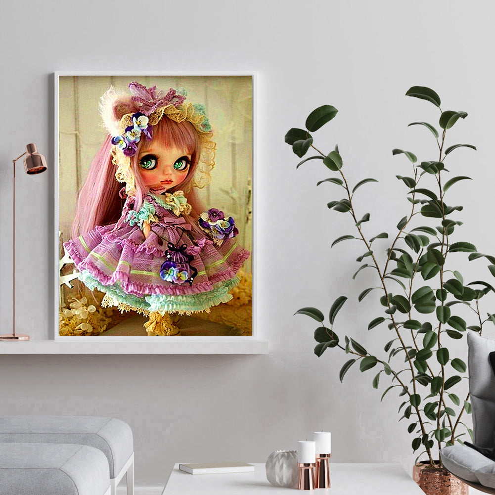 Doll - Full Round Drill Diamond Painting 30*40CM