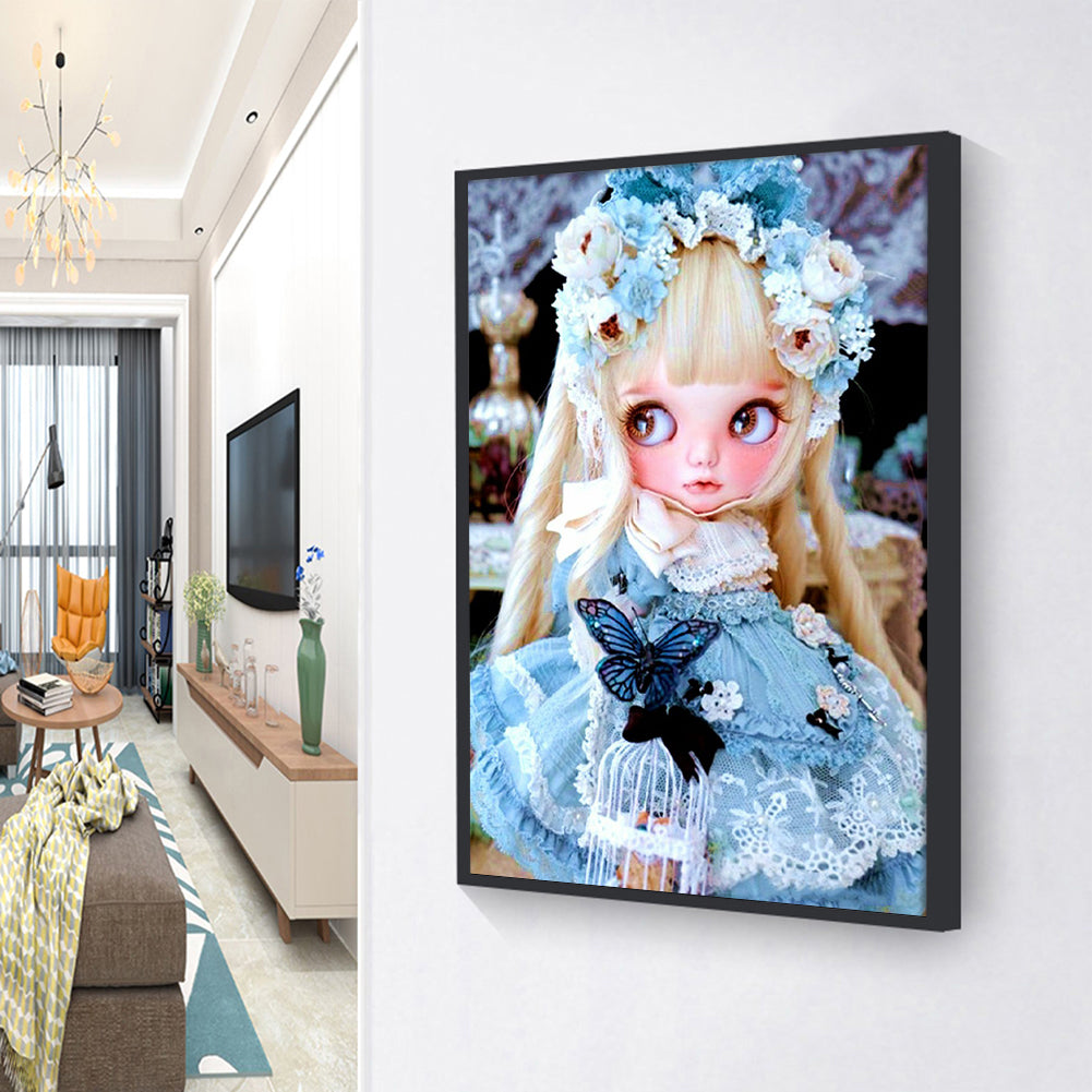 Doll - Full Round Drill Diamond Painting 30*40CM