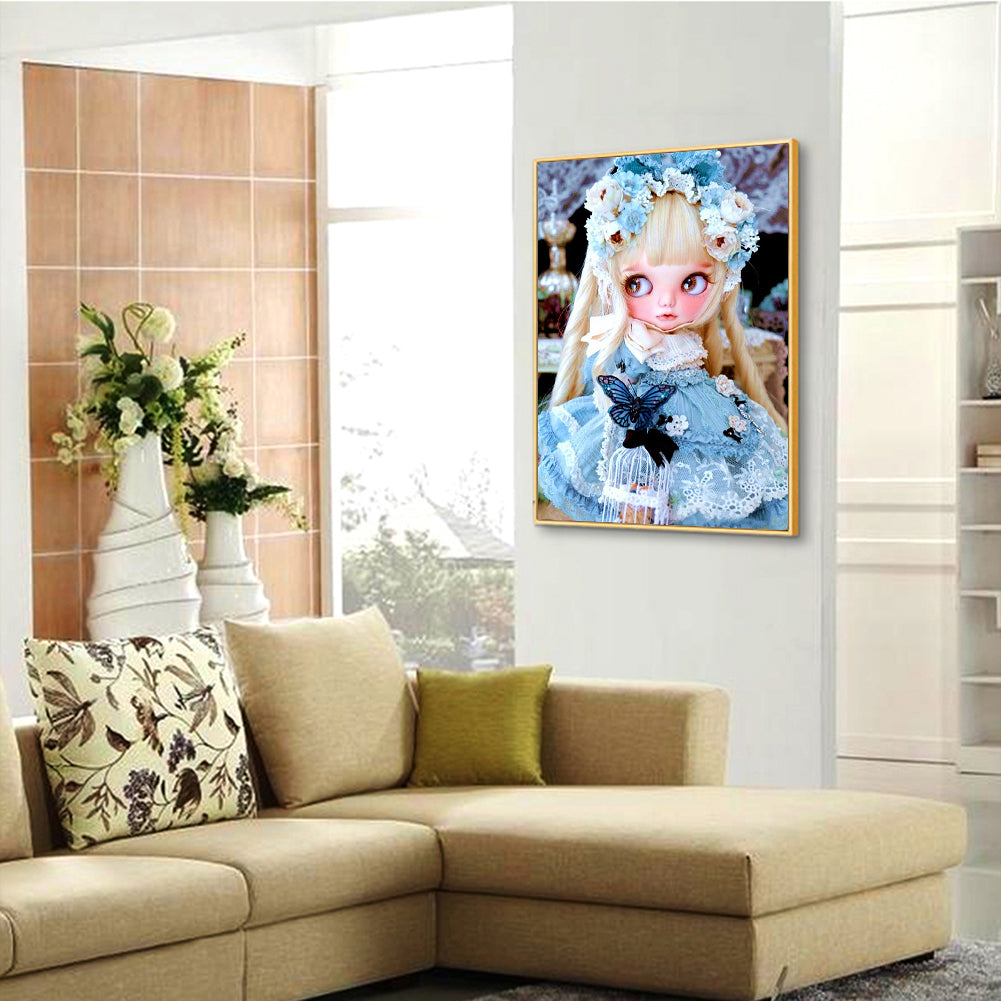 Doll - Full Round Drill Diamond Painting 30*40CM