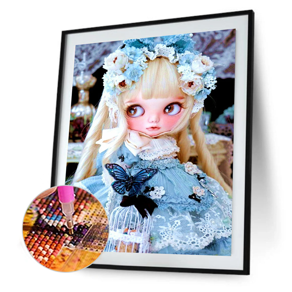 Doll - Full Round Drill Diamond Painting 30*40CM