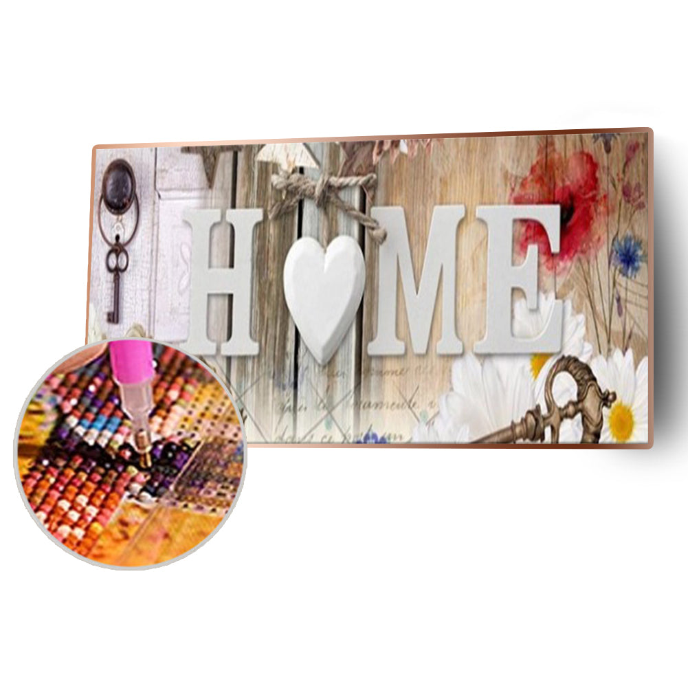 Home - Full Round Drill Diamond Painting 60*25CM