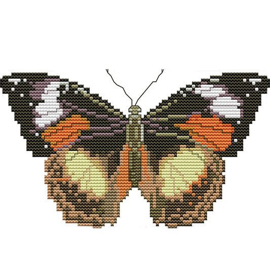 Butterfly - 14CT Stamped Cross Stitch 21*15CM