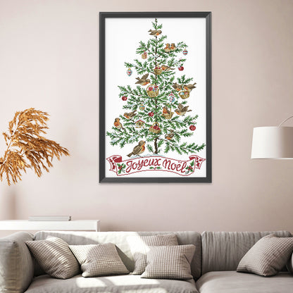 Christmas Tree - 14CT Stamped Cross Stitch 46*64CM