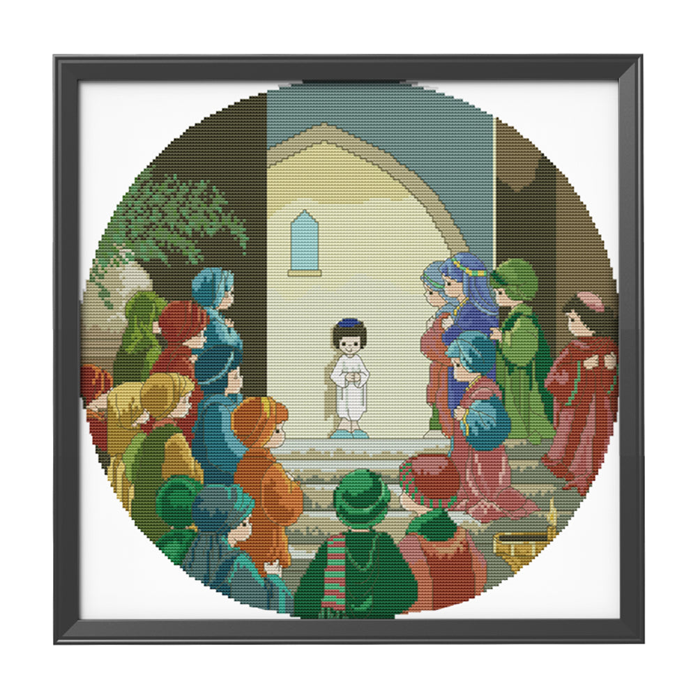 Fairy Tale - 14CT Stamped Cross Stitch 41*41CM