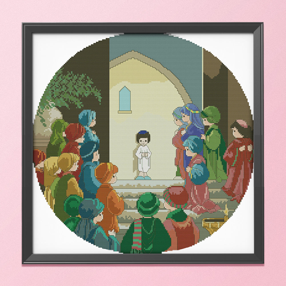 Fairy Tale - 14CT Stamped Cross Stitch 41*41CM