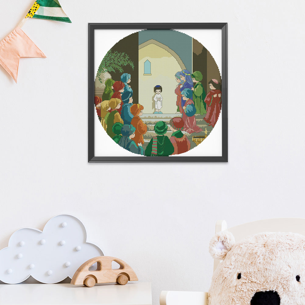 Fairy Tale - 14CT Stamped Cross Stitch 41*41CM