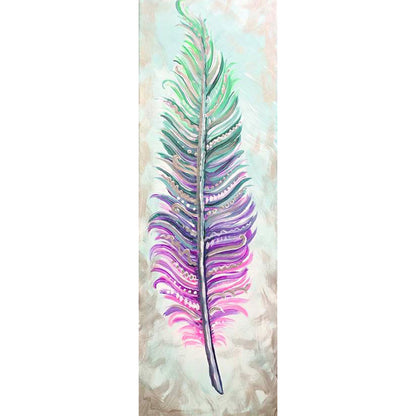 Feather - Full Round Drill Diamond Painting 30*80CM