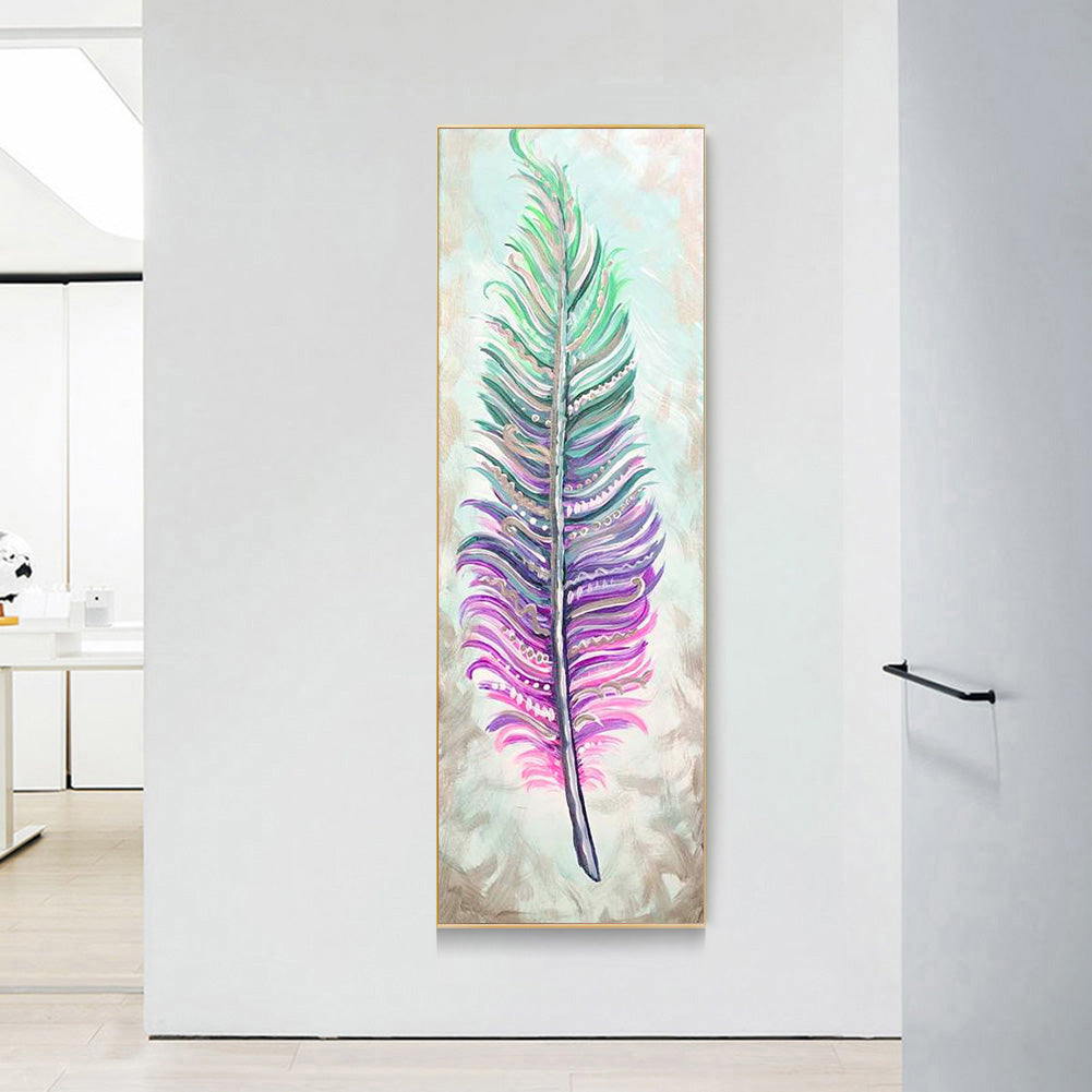 Feather - Full Round Drill Diamond Painting 30*80CM