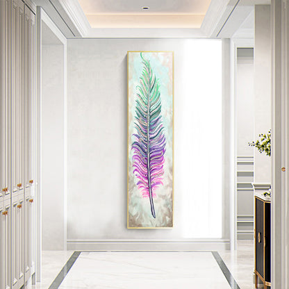 Feather - Full Round Drill Diamond Painting 30*80CM