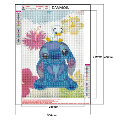 Monster Kids - Full Round Drill Diamond Painting 30*40CM