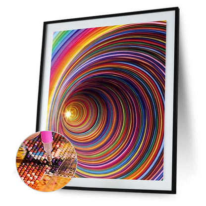 Stripe Vortex - Full Round Drill Diamond Painting 30*40CM