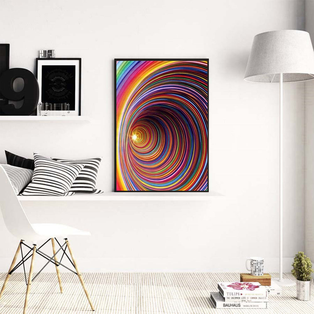 Stripe Vortex - Full Round Drill Diamond Painting 30*40CM