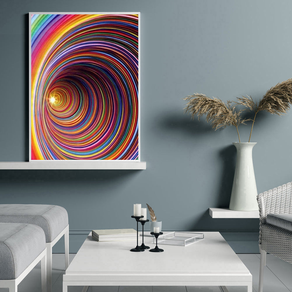 Stripe Vortex - Full Round Drill Diamond Painting 30*40CM